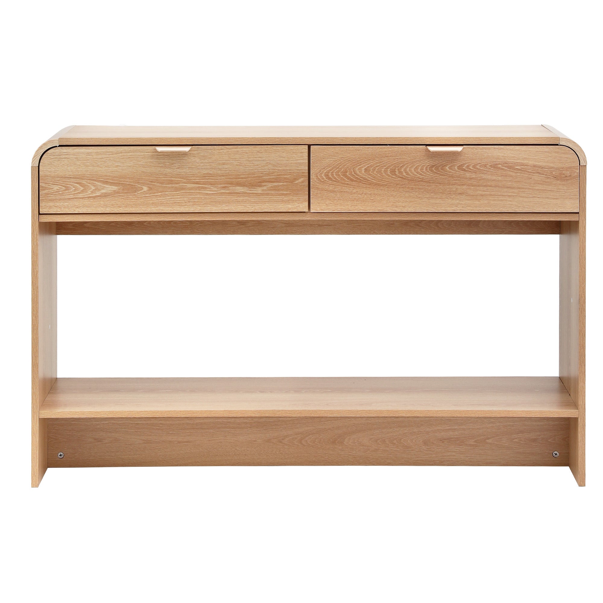 Artiss Console Table Hallway Entryway Storage Drawer Shelf Curved Edge 120CM Pine FUR-Z-CST-03-WD