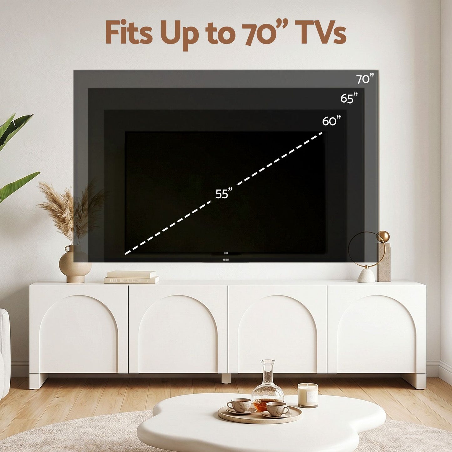 Artiss TV Unit Entertainment Unit Storage Cabinet Adjustable Shelf 180cm White FUR-Z-CT04-TV180-WH-AB