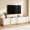 Artiss 180cm TV Unit Storage Cabinet Living Room White & Pine FUR-Z-CT05-TV180-GY-AB