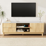 Artiss TV Unit Entertainment Unit Storage Drawer Shelf 150cm Pine FUR-Z-TV150-WHWD-AB
