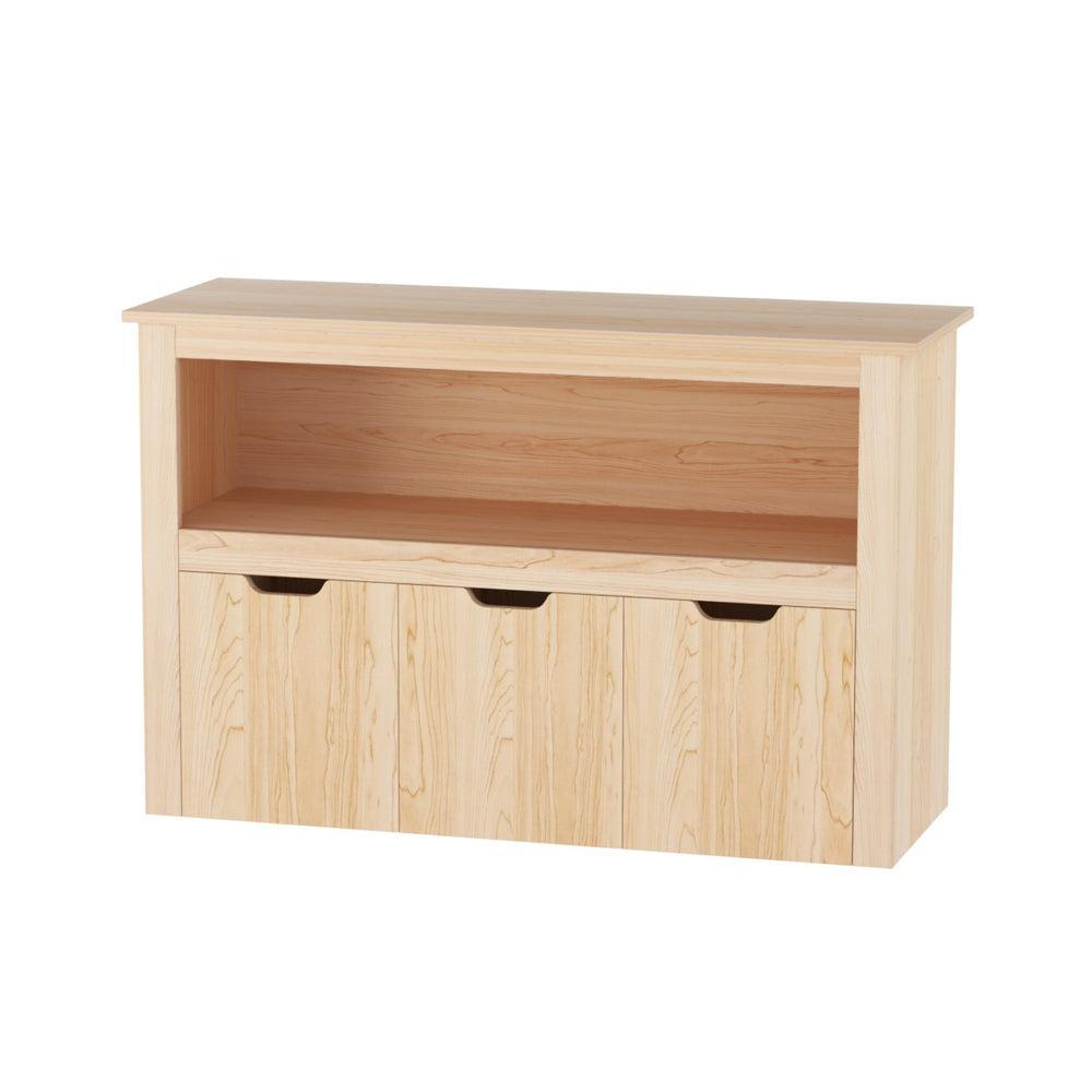 Keezi Kids Bookshelf 3 Drawers Storage Children Bookcase Toy Organiser Display Wooden FURNI-B-BOOK-STORAGE-WD