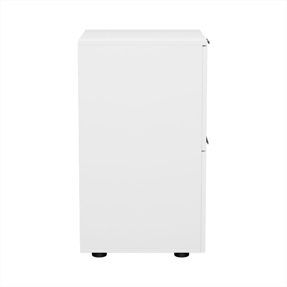 Artiss Filing Cabinet Files Storage Office Shelves File Organiser White 2 Drawer FURNI-B-CAB-2T-WH