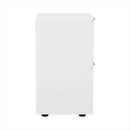 Artiss Filing Cabinet Files Storage Office Shelves File Organiser White 2 Drawer FURNI-B-CAB-2T-WH