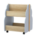 Keezi Kids Toy Box Bookshelf Storage Bookcase Organiser Display Shelf FURNI-B-TOY-TREE-GR