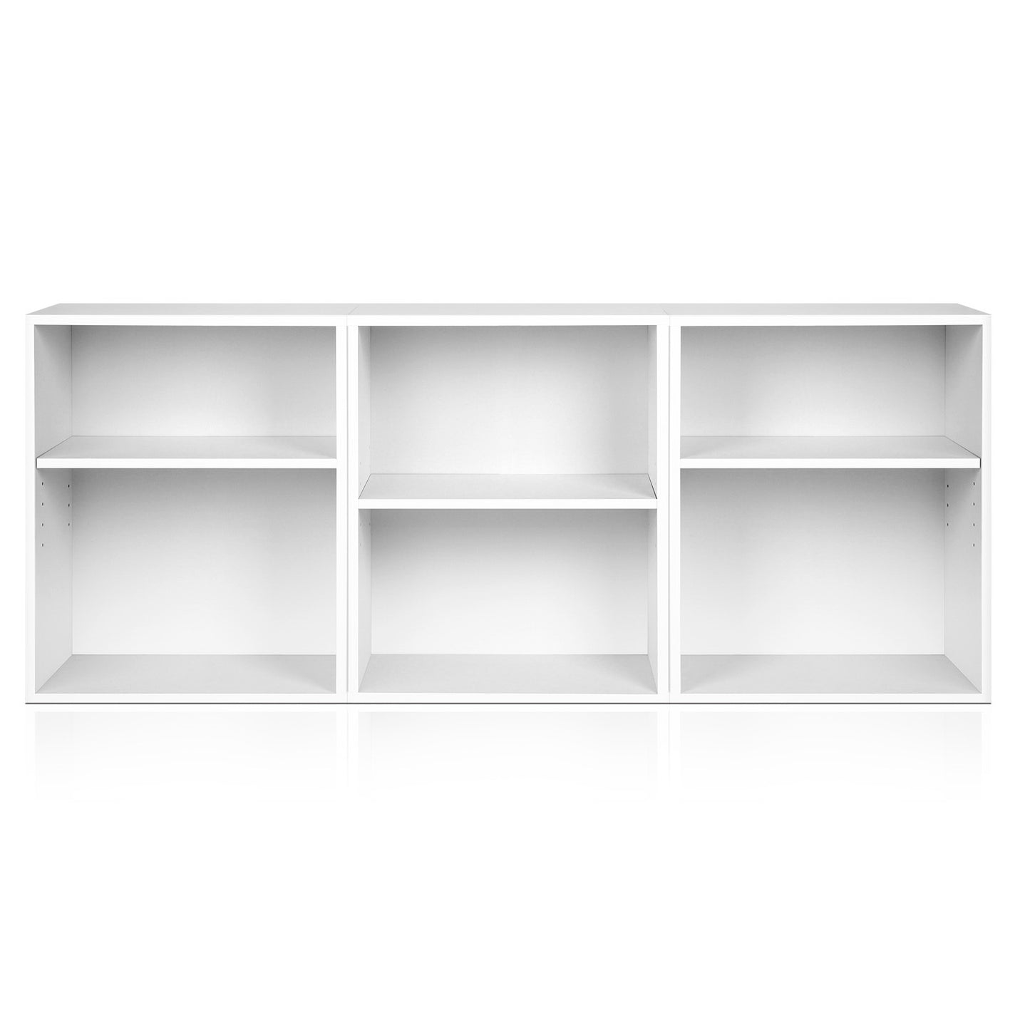 Artiss Bookshelf Set of 3 - VENA White FURNI-BOOK-3PC