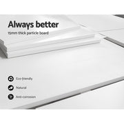 Artiss Bookshelf Set of 3 - VENA White FURNI-BOOK-3PC
