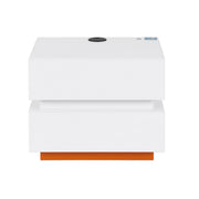 Artiss Smart Bedside Table LED Wireless Charging Ada FURNI-C-BS-LED-01-WH