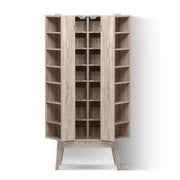 Artiss Bookshelf CD Storage Rack - BERG Oak FURNI-C-CD-NEW02-WD-AB