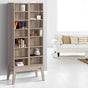Artiss Bookshelf CD Storage Rack - BERG Oak FURNI-C-CD-NEW02-WD-AB