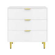 Artiss 3 Chest of Drawers Lowboy Cabinet White FURNI-C-CDR-03-WH-AB