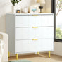Artiss 3 Chest of Drawers Lowboy Cabinet White FURNI-C-CDR-03-WH-AB