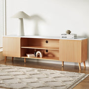 Artiss TV Cabinet Entertainment Unit Stand 180CM Pine White FURNI-C-CT04-TV180-WDWH-AB