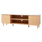Artiss TV Cabinet Entertainment Unit Stand 180CM Pine White FURNI-C-CT04-TV180-WDWH-AB