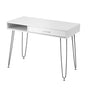 Artiss Computer Desk Drawer Cabinet Home Office Desks Workstation 100cm White FURNI-C-DESK-MET-100WH