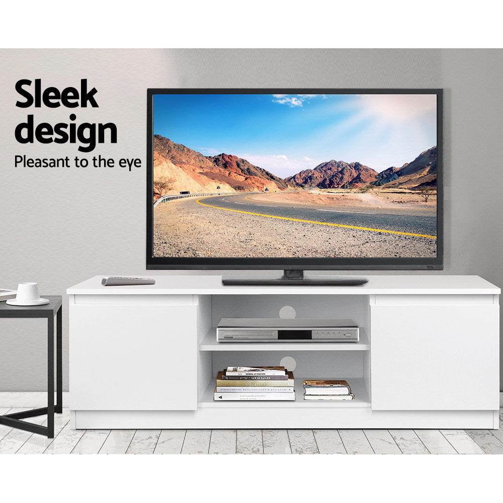 Artiss TV Cabinet Entertainment Unit 120cm White Anita FURNI-C-GBTV-120-WHITE
