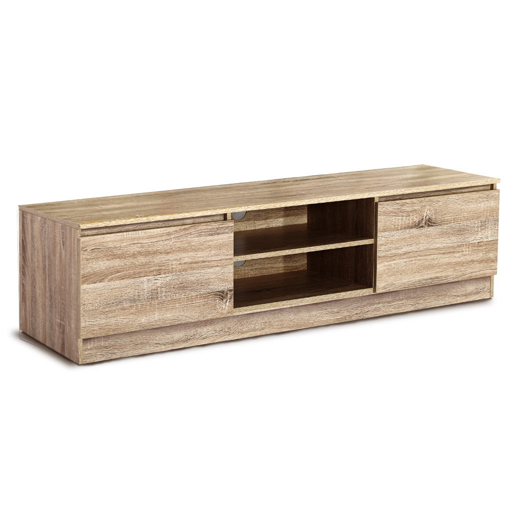 Artiss TV Cabinet Entertainment Unit 160cm Pine Charles FURNI-C-JAS-TV160-WD-AB