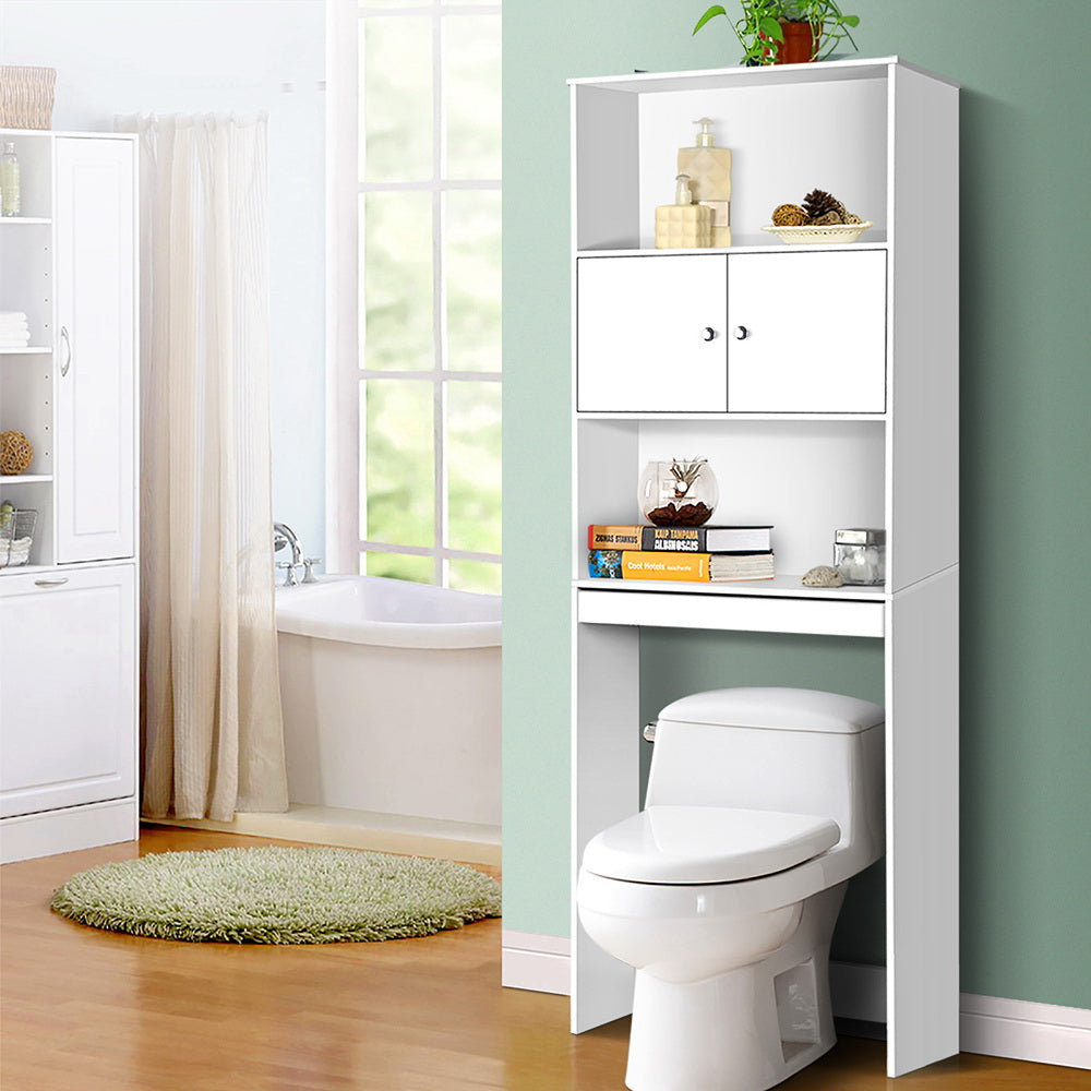 Artiss Bathroom Cabinet Over the Toilet Storage Shelf FURNI-C-SAVE-102-WH