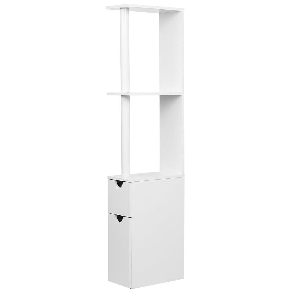 Artiss Bathroom Cabinet Storage 118cm Shelf White FURNI-C-SAVE-118-WH