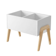 Keezi Kids Toy Box Chest Storage Bin Container Wooden Cabinet Clothes Book Organiser Bedroom FURNI-C-TOY-TABLE-WH