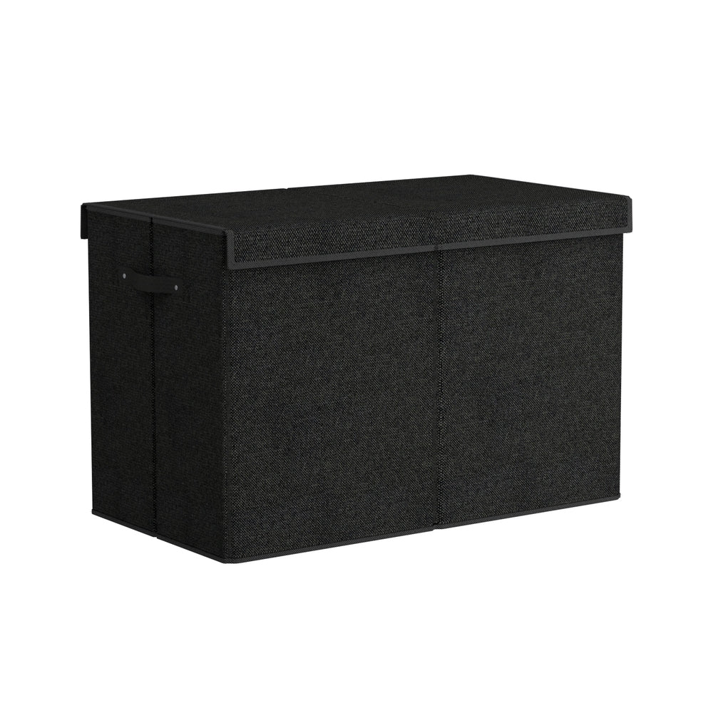 Keezi Large Toy Box Chest Storage with Flip-Top Lid Foldable Organizer Bins FURNI-C-TOYBOARD-BK