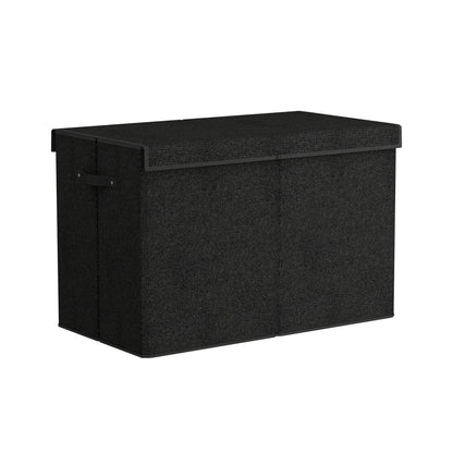 Keezi Large Toy Box Chest Storage with Flip-Top Lid Foldable Organizer Bins FURNI-C-TOYBOARD-BK