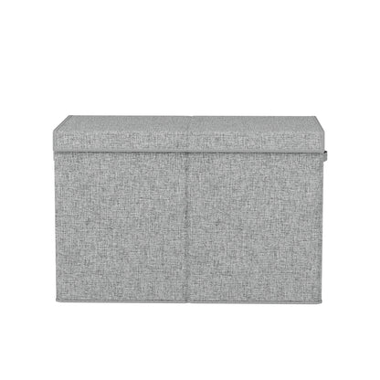 Keezi Large Toy Box Chest Storage with Flip-Top Lid Foldable Organizer Bins Grey FURNI-C-TOYBOARD-GY