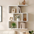 Artiss Floating Wall Shelf Bookshelf 3-Tier Display Storage Organiser White FURNI-C-WALL-01-WH