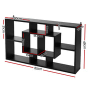Artiss Floating Wall Shelves Bookshelf Black FURNI-C-WALL-SHELF-BK