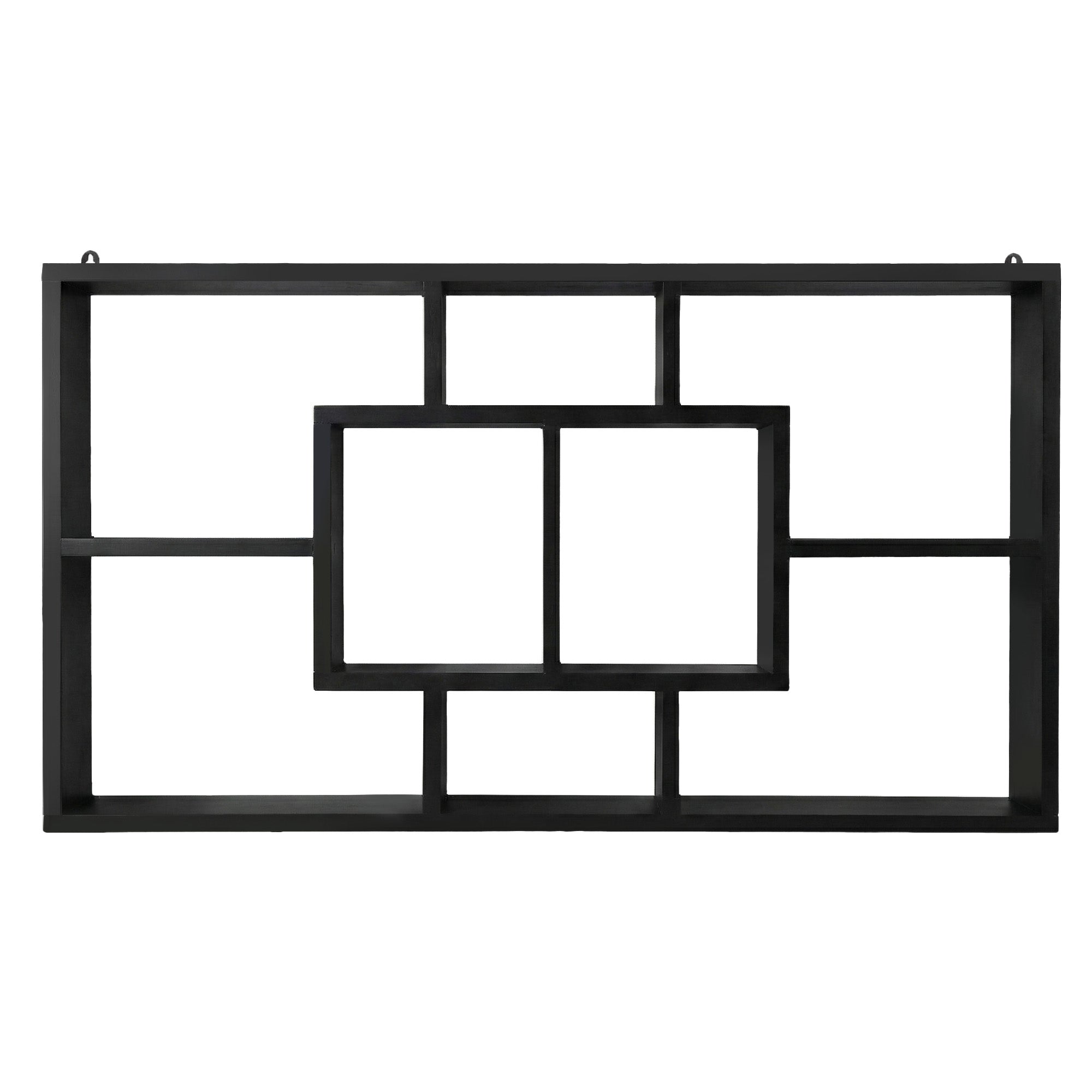 Artiss Floating Wall Shelves Bookshelf Black FURNI-C-WALL-SHELF-BK