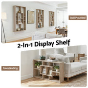 Artiss Floating Wall Shelves Bookshelf Wood FURNI-C-WALL-SHELF-WD