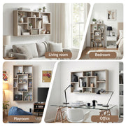 Artiss Floating Wall Shelves Bookshelf Wood FURNI-C-WALL-SHELF-WD