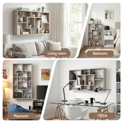 Artiss Floating Wall Shelves Bookshelf Wood FURNI-C-WALL-SHELF-WD