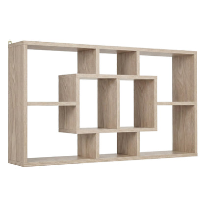 Artiss Floating Wall Shelves Bookshelf Wood FURNI-C-WALL-SHELF-WD