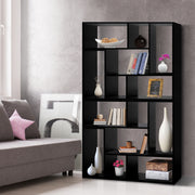Artiss Bookshelf L Shape DIY - Black FURNI-DISPLAY-L1-BK