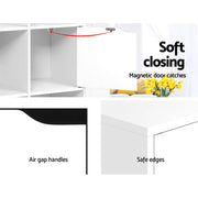 Artiss Bookshelf 8 Cube Shlef - DANA White FURNI-E-CUB9-WH