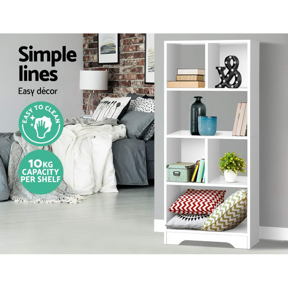 Artiss Bookshelf 6 Tiers - ANA White FURNI-E-MORE-01-WH