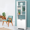Artiss Bookshelf with Cabinet - GINA White FURNI-E-MORE-03-WH-AB