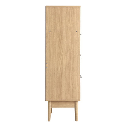 Artiss 3 Chest of Drawers with Shelf - BRIONY Oak FURNI-E-RAT-3D1R-WD
