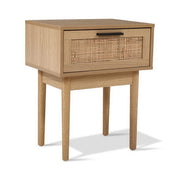 Artiss Bedside Tables Side Table Rattan Drawers Nightstand FURNI-E-RAT-BS-WD