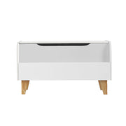 Keezi Kids Toy Box Chest Bookshelf Storage Children Bookcase Organiser Display FURNI-E-STORAGE-A2513-WH