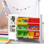 Keezi Kids Toy Box 8 Bins Bookshelf Storage Rack Organiser Toy Display FURNI-E-TOY200-8BIN-WH
