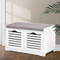 Artiss Shoe Rack Cabinet Bench White Caye FURNI-F-SH127-WH-GY
