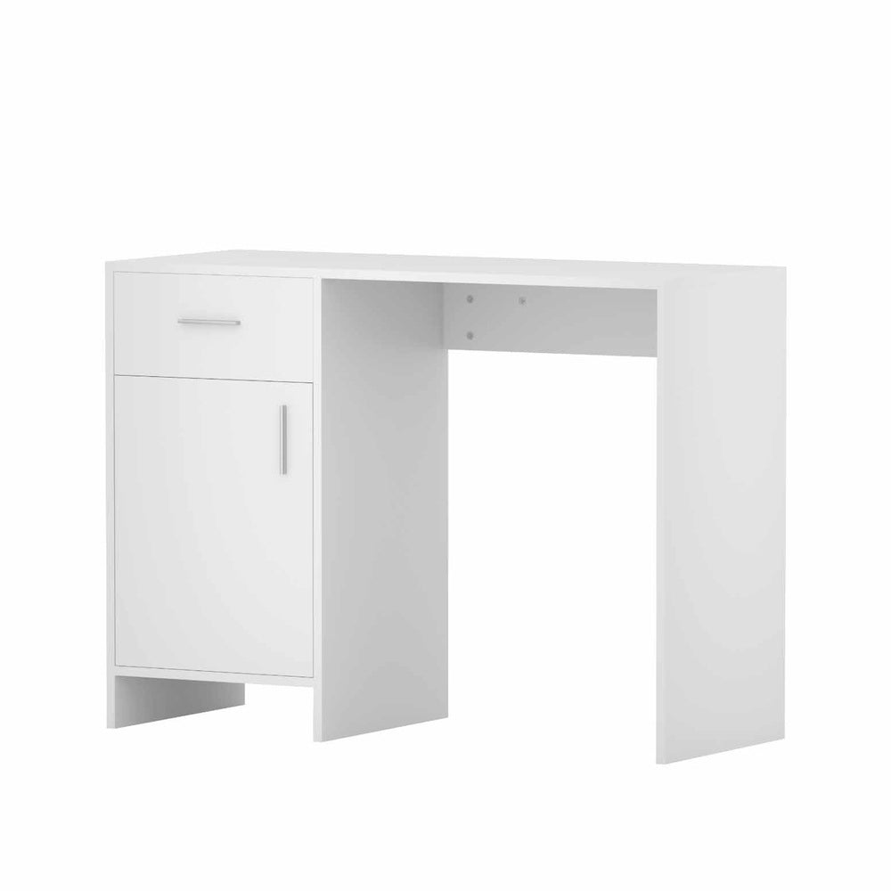 Artiss Computer Desk Drawer Cabinet White 100CM FURNI-G-DESK-100-WH
