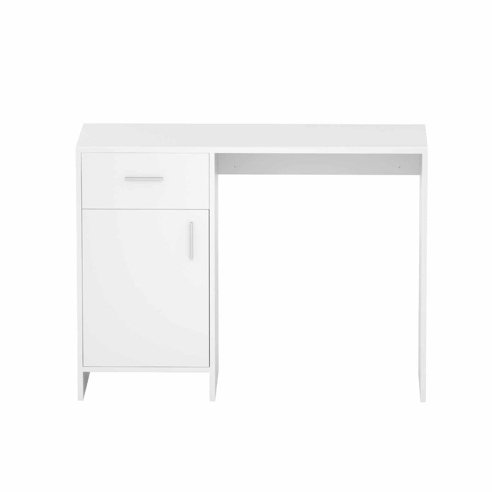 Artiss Computer Desk Drawer Cabinet White 100CM FURNI-G-DESK-100-WH