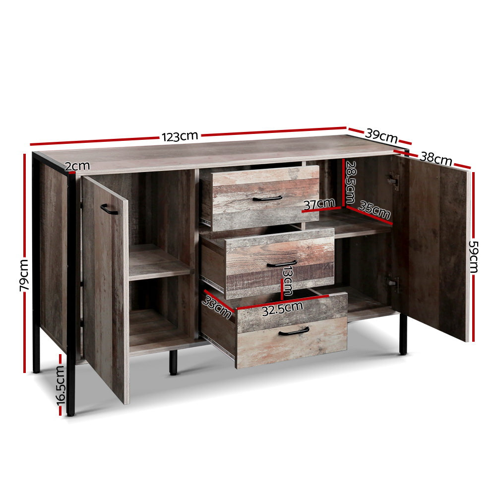 Artiss Buffet Sideboard - BARNLY FURNI-G-IND-BF-WD-AB