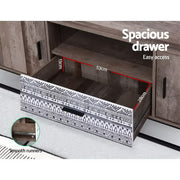 Artiss TV Cabinet Entertainment Unit 180cm Industrial FURNI-G-IND-TV02-WD-AB