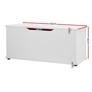 Keezi Kids Toy Box Chest Children Container Storage Clothes Organiser Cabinet FURNI-G-OTM02-WH