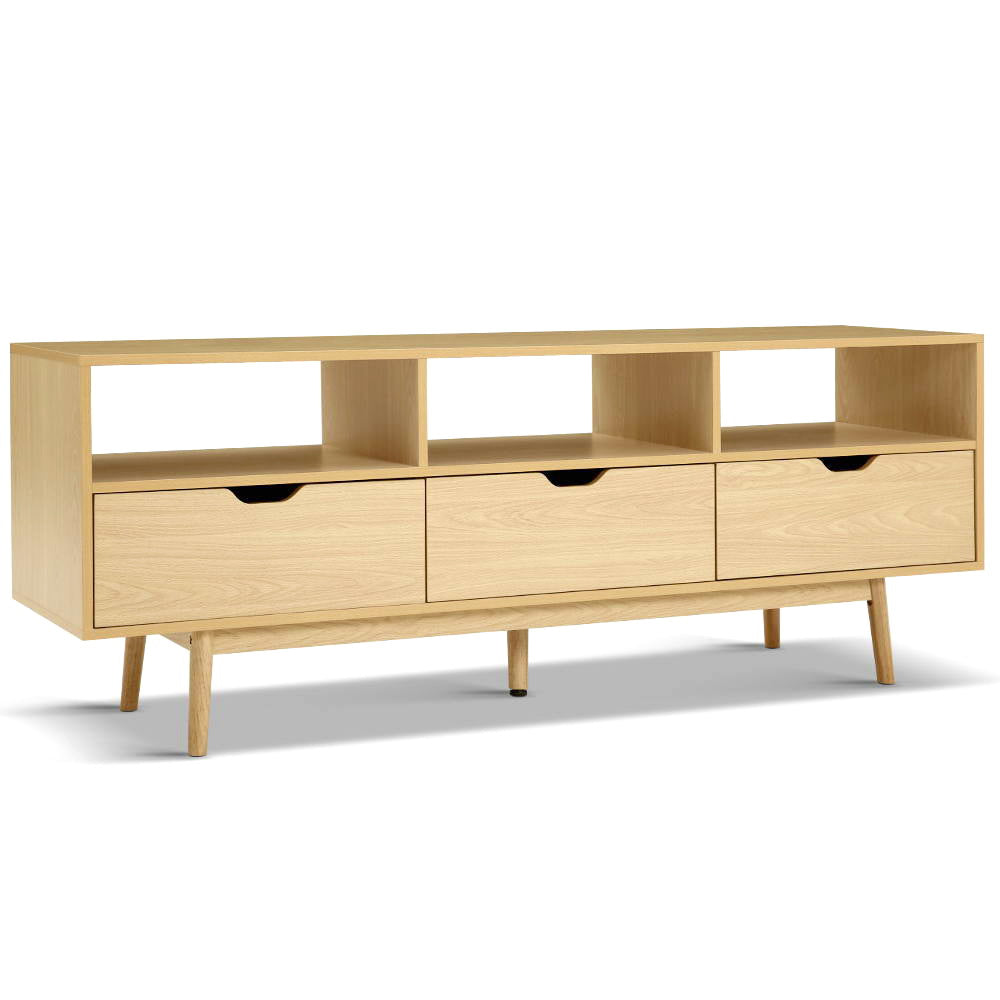 Artiss Wooden Scandinavian Entertainment Unit - Natural FURNI-G-SCAN-TV-NT-AB