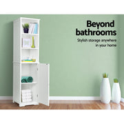 Artiss Bathroom Cabinet Storage 160cm White FURNI-G-TB128-WH