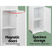 Artiss Bathroom Cabinet Storage 160cm White FURNI-G-TB128-WH
